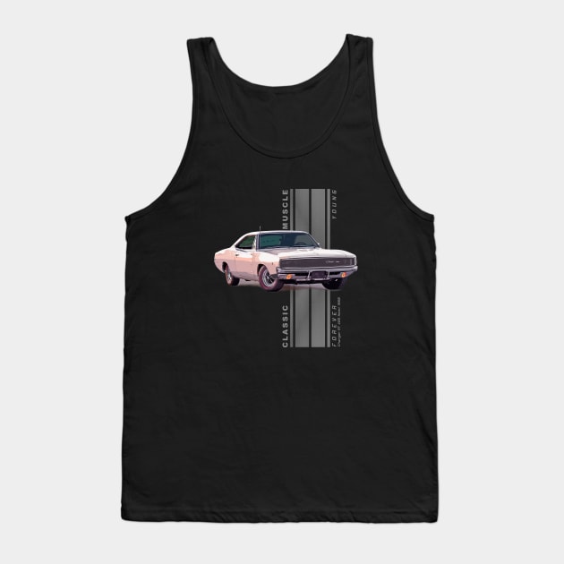 Charger RT 426 Hemi Classic American Muscle Cars Vintage Tank Top by Jose Luiz Filho